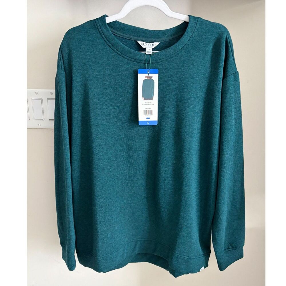Orvis - Relaxed Fit - Cozy Pullover Sweatshirt - Size L - Brand New!